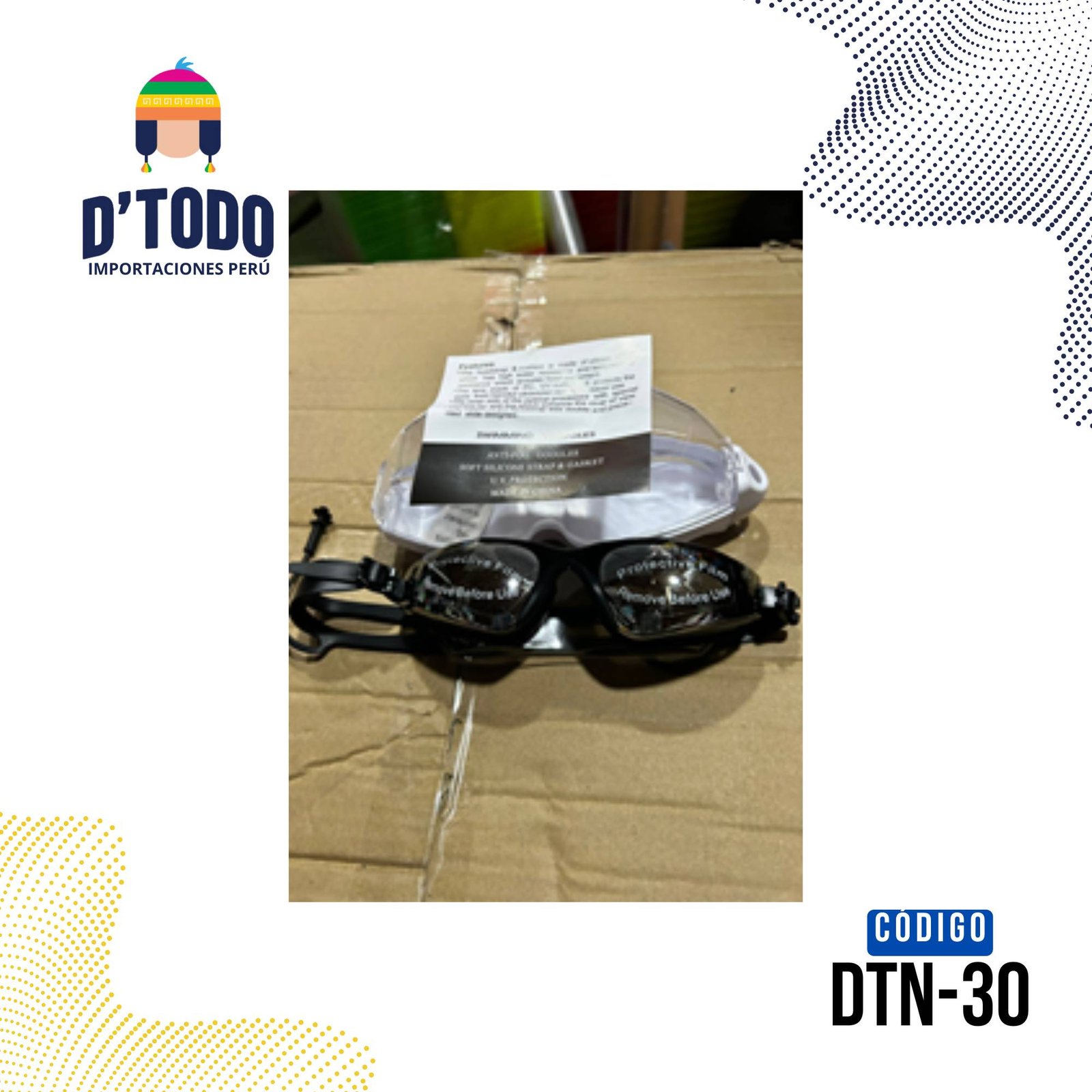 dtodo Lentes con tapon de oidos